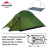 Naturehike Upgraded Cloud Up 2 Ultralight Tent Free Standing 20D Fabric Camping Tents For 2 Person With free Mat NH17T001-T