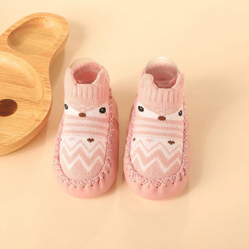 Baby Socks Shoes Infant Color Matching Cute Kids Boys Shoes Doll Soft Soled Child Floor Sneaker Toddler Girls First Walkers