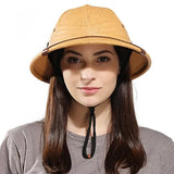 Y2k Parent-child Summer Straw Helmet Pith Sun Hats For Child Women Vietnam War Army Dome Hat Safari Jungle Miners British Cap