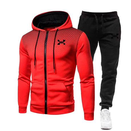 2023 Fashion Tracksuit For Men Hoodie Fitness Gym Clothing Men Running Set Sportswear Jogger Men'S Tracksuit Winter Suit Sports