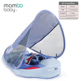 Mambobaby Float Non Inflatable Upgrade Soft Baby Swimming Float Infants Swimming Training UPF 50+ UV Sun Protection Canopy