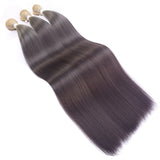 Bone Straight Hair Bundles Salon Natural Hair Extensions Fake Fibers Super Long Synthetic Yaki Straight Hair Weaving Full to End