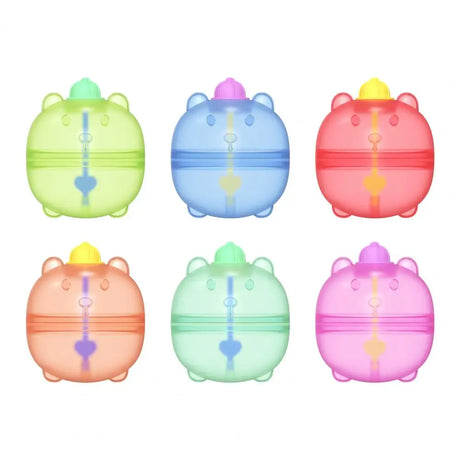 Water Balloon Toy Reusable Silicone Water Ball Refillable Bear Water Balloon Fun Outdoor Summer Activity for Kids Families