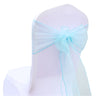 10/50/100Pcs Organza Chair Sashes Knot Bands Chair Bows For for Wedding Party Banquet Event Country Wedding Chair Decoration