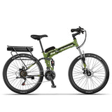 500W Electric Bike 12.8AH 23Mph Aluminum Alloy Ebike Highway City Beach Mountain E Bike Camping Folding Electric Bicycle 26Inch