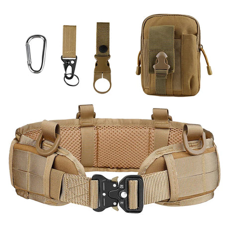 Men's Waist Belt Set Military Outdoor Hunting Tactical Multi-functional Combat Survival High Quality Marine Corps Style