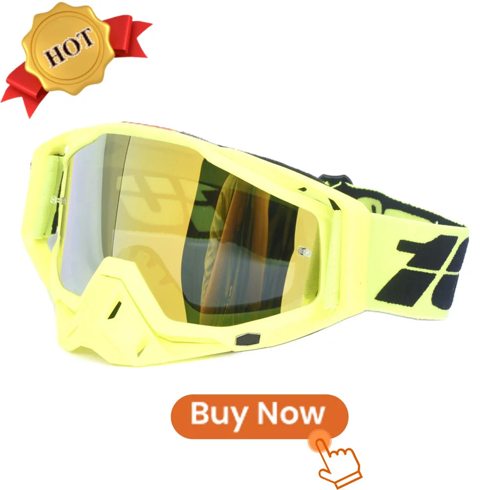 2024 Motocross Goggles Motorcycle Glasses Off-road Cycling Moto Dirt Bike Glasses MX MTB Riding Sunglasses Bike Accessories