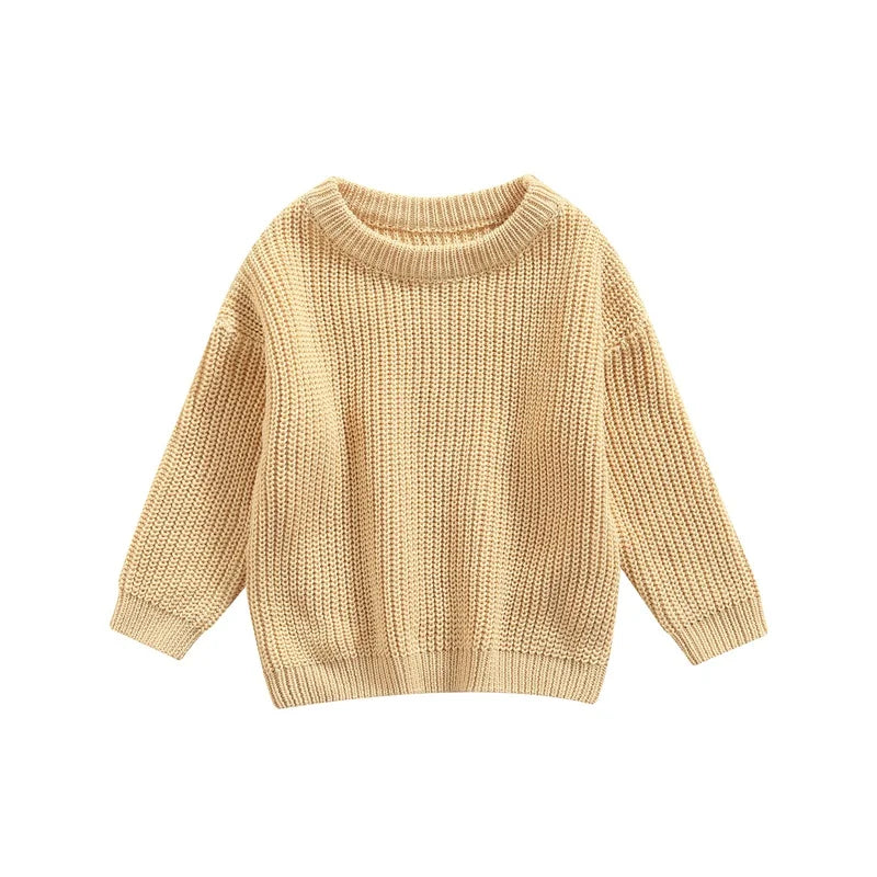 Spring Autumn Sweaters Newborn Infant Knit Wear Toddler Knitting Pullovers Tops Baby Girl Boy Sweaters Kids Sweaters