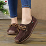 New Arrival Women Casual Shoes 2023 Suede Leather Flats Sneakers Lace Up Moccasins Ladies Shoes Fashion Loafers Plus Size 35-42