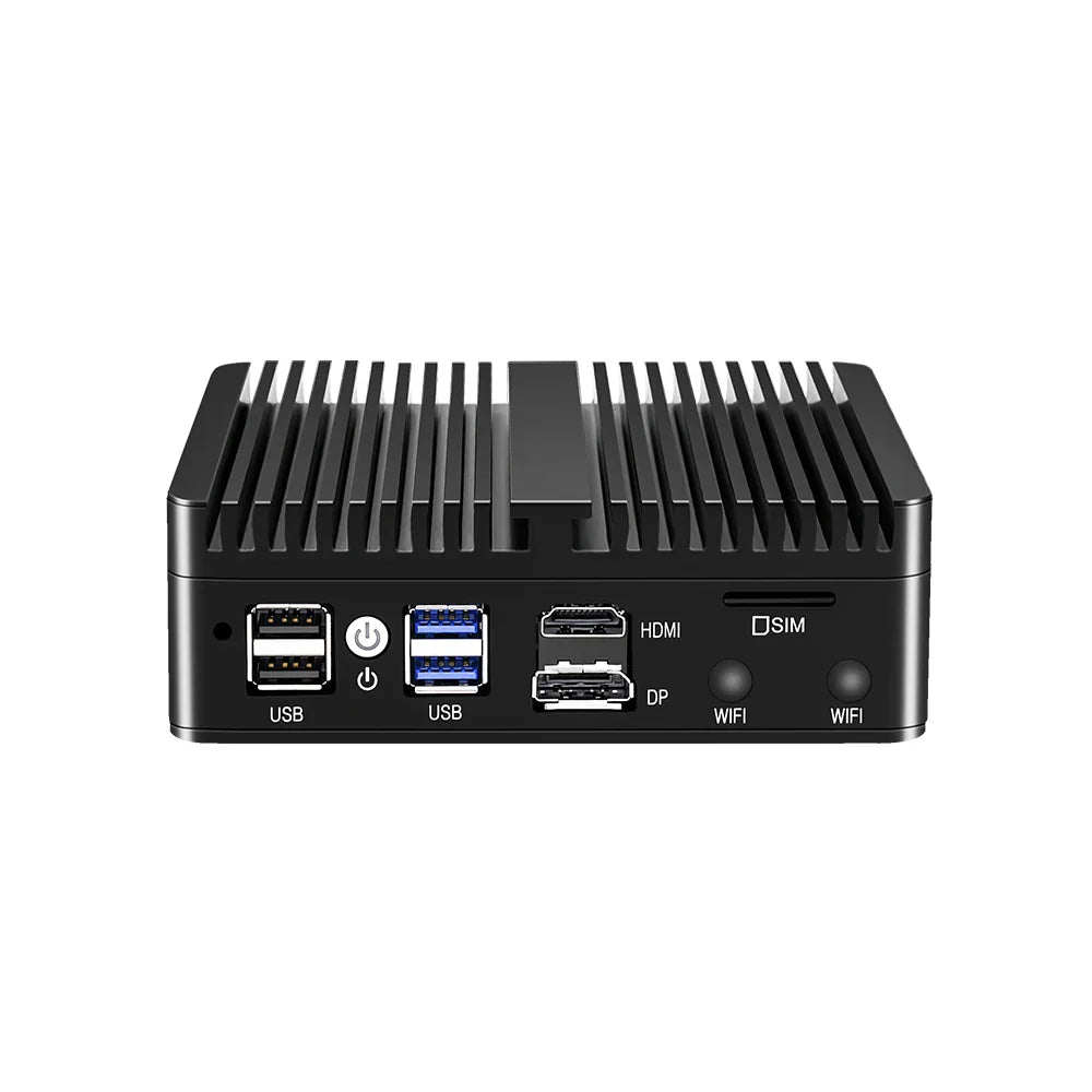 Pfsense box Celeron N5105 N5100 Barebone Mini Pc With 4x Intel i225-V B3 2.5G LAN HDMI2.0 DP AES-NI OPNsense ESXi Home Network