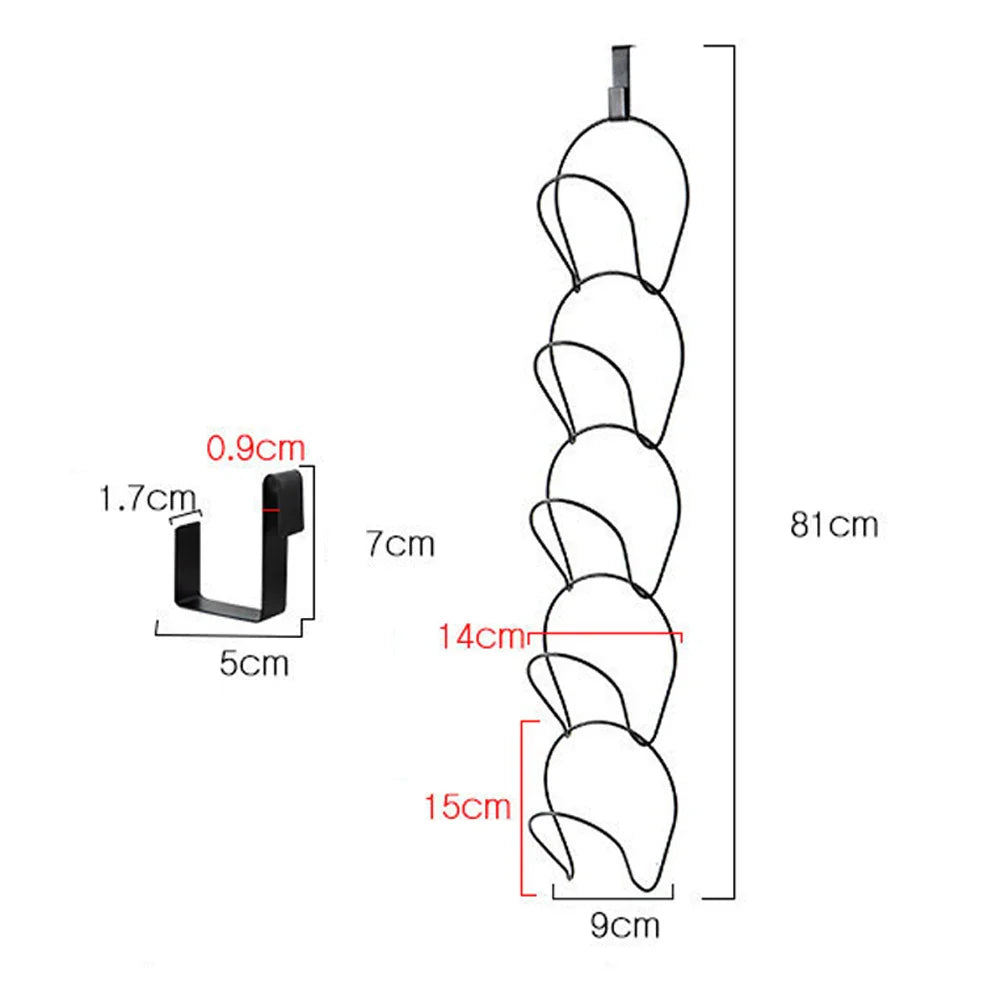 No-drilling Coat Hanging Stand Anti-bending Caps Storage Hanger For Home