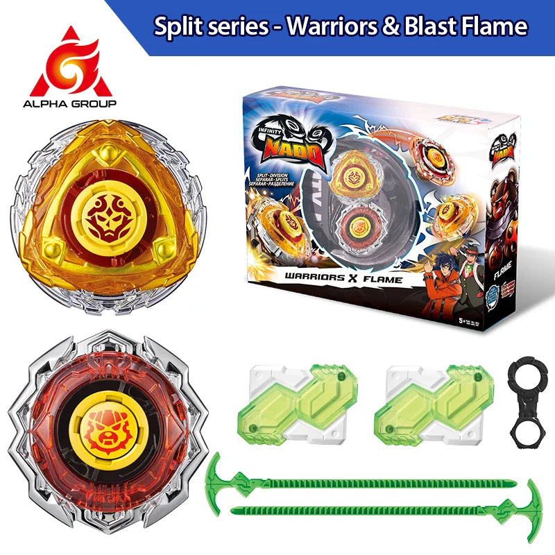 Infinity Nado 3 Original Split Series Metal Gyro Battle Set Combinable or Splitable 2 Modes Spinning Top Anime Kids Toys Gift