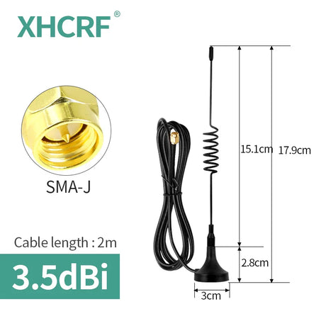 868 MHz Lora Antenna Wifi 915MHz Long Range Antenna for Internet Communication 900M Magnetic 868M Antena 915M Aerial with G900