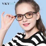 VICKY TR Classic Square Children‘s Sweet Candy Colored  Anti-blue Light Glasses Myopia Hyperopia Customizable Prescription 5101