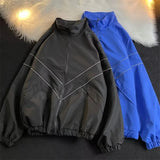 Men Jackets Streetwear Oversized Outdoor Jacket Male Autumn New Trend Windbreak Coat Couple Fashion Loose Zipper All-match Tops