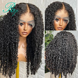 Ginger 13x6 Lace Front Human Hair Wigs For Women Pre Plucked 250% Brazilian Jerry Curly 4x4 Lace Closure Wig Human Hair Remy