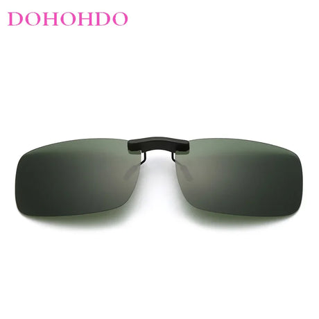 DOHOHDO 2023 New Rimless Polarized Clip On Sunglasses Women Men Sport Photochromic Glasses Anti Glare Sun Glasses Night Vision