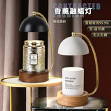 Aromatherapy Candle Heater Essential Oil Melting Wax Table Lamp Living Room Diffuser Night Lights Bedroom Timed Ambient Light