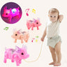 Pink Color Funny Electronic Toys Cute Electric Walking Pig Toy with Light Musical Kids Children Birthday Gift Toys Robot Dog Top