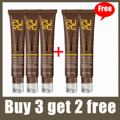 PURC Fast Hair Growth for Men Women Anti Hair Loss Ginger Regrowth Hair Oil Care Thinning Scalp Treatment Beauty Health