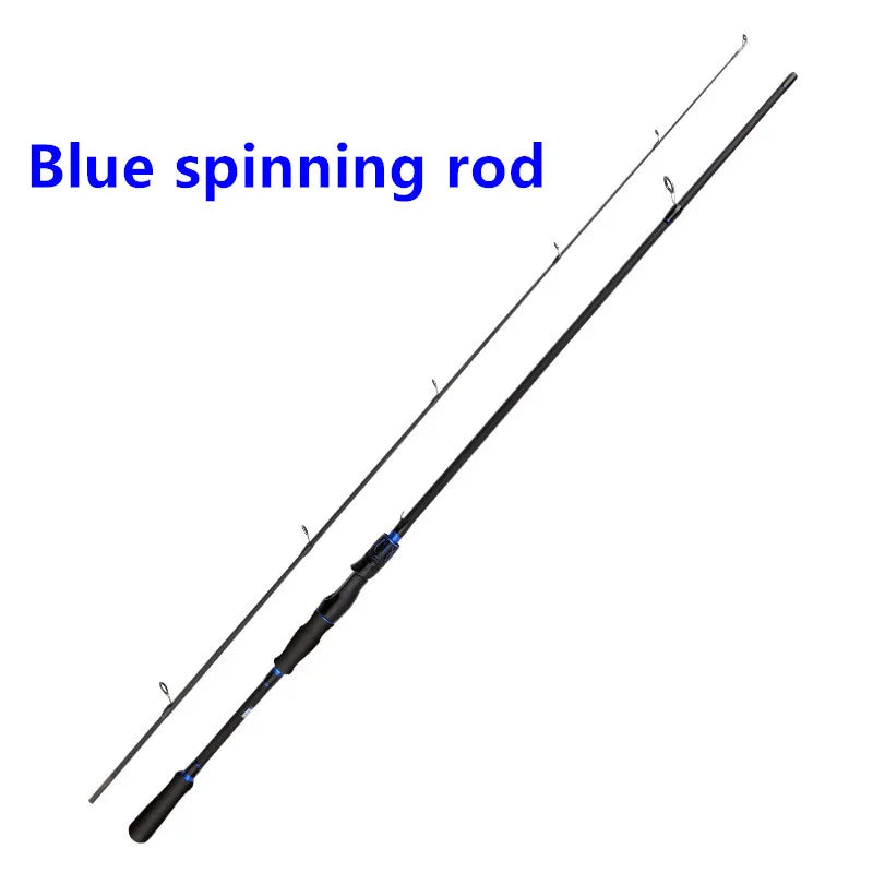 1.65m 1.8m Fishing Rod Carbon Fiber Spinning/Casting Fishing Pole Bait WT 8-20G Line WT 8-16LB M Power Fast Action Fishing Rods