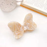 Muweordy Cartoon Bowknot Acrylic Hair Claw for Women Girls Popular Hair Catches Princess Crab Hair Clip Fashion Hair Accessories