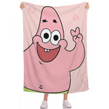 Fluffy Blankets Children Room S-Spongebobs Picnic Nap Sleep Camp Sofa Bedspread Baby Soft Blanket Flannel Wedding Birthday Gift