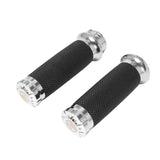 Black Motorcycle Handlebar Hand Grip 1'' 25mm Handle Bar Grips For Harley Sportster XL 883 1200 Touring Dyna Softail Road King