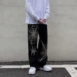 Streetwear Y2k Pants Anime Sweatpants Male Wide Leg Oversize Pants Men Techwear  Baggy Straight Trousers 2023 New