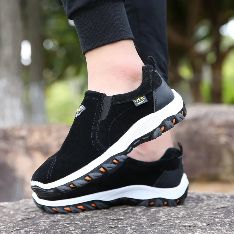 Dress Shoes  Loafers Sneakers Outdoors Breathable Flock Male Footwear Walking Comfortable for Men Plus Size 50 Men Casual Shoes