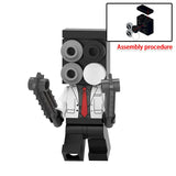 Skibidi Toilet Mini Building Block Anime Action Figure Super Titan TV Man Cameraman Assembly Toy Bricks Wholesale