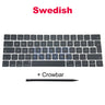 Full Keycaps US UK Spain French Korean For Macbook Pro Retina 13" A1706 15" A1707 Keyboard Keys Replacement key cap 2016 2017