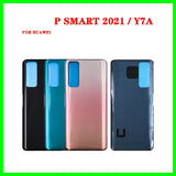 Full Housing For Huawei Y7A / P Smart 2021 LCD Middle Frame Front Bezel Holder Back Battery Cover Glass Housing Rear Door