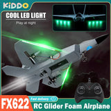 FX622 RC Glider Fighter with Light Fixed-Wing Foam Aircraft Simulation Radio Control Plane Children Birthday Gifts EPP Safer