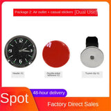 1~10PCS Car Electronic Clock Luminous Automobiles Mini Digital Watch Quartz Time Clocks Auto Ornaments for Car Accessories