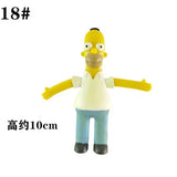 NJ Croce The Simpsonas Figure Bendable Doll Ornaments Accessories Fantasy Figurines Children Present