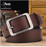 Men Belt Male High Quality Leather Belt Men Male Genuine Leather Strap Luxury Pin Buckle Fancy Vintage Jeans Free Shipping