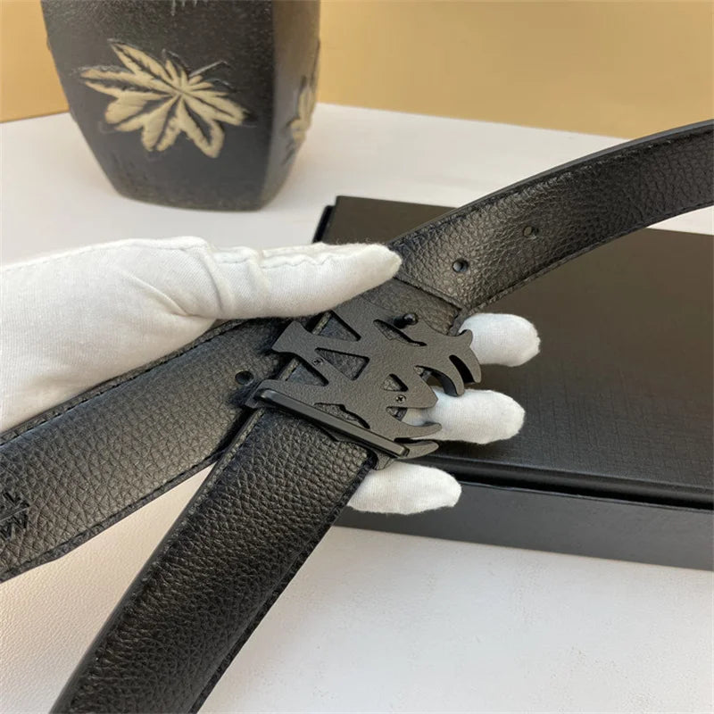 Fashion Men Strap Belt for Jeans Dress High Quality Metal Circle Buckle Belt Women Multi Color Leather Dress Waistband