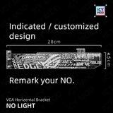 RGB VGA Holder Customize ARGB Horizontal GPU Bracket Video Card Support Graphics Stand Customizable AURA DIY PC Water Cooler CPU