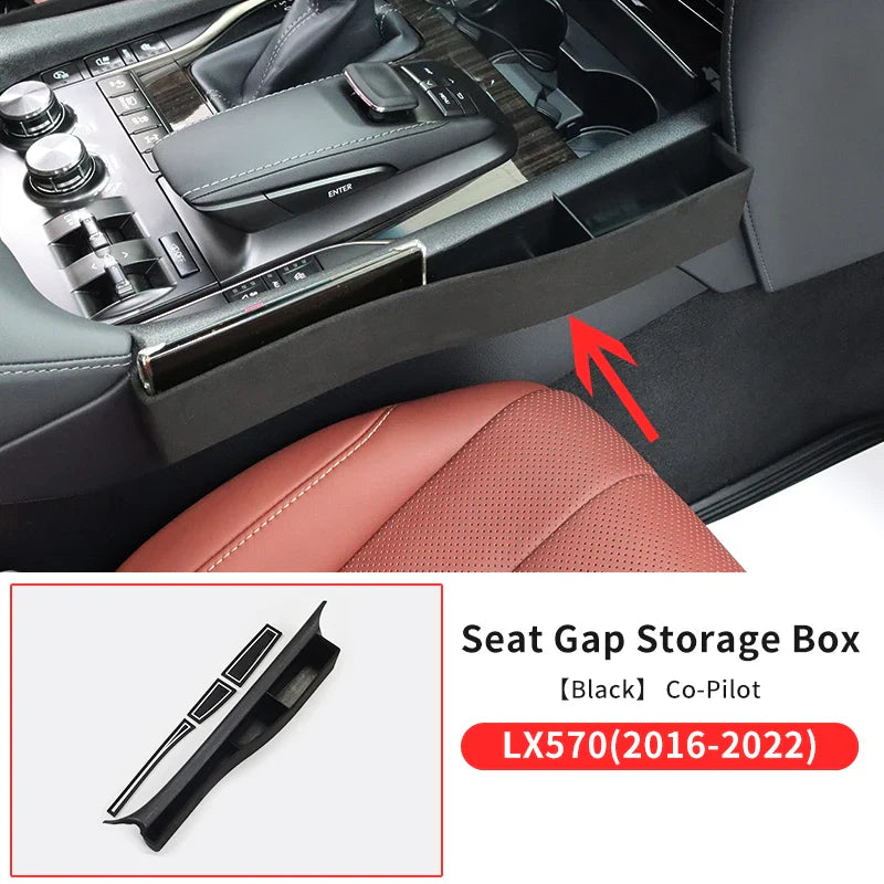 Seat Gap Multifunctional Tray For Lexus LX 570 LX570 2021-2008 Interior Accessories Central Control Storage Box Modification