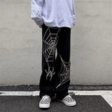 Streetwear Y2k Pants Anime Sweatpants Male Wide Leg Oversize Pants Men Techwear  Baggy Straight Trousers 2023 New