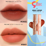 FOCALLURE 2 Pcs/Set Matte Liquid Lipstick Waterproof Long Lasting Moisturizing Lip Gloss Lip Tint Makeup Cosmetics For women