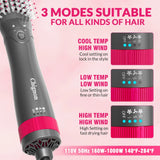 CHIGNON Hair Dryer Brush Hot Air Brush Styler One Step Styler Blow Dryer Brush Create Voluminous Curls Hair Styling Appliances