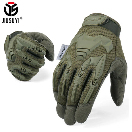 Tactical Military Gloves Army Paintball Shooting Airsoft Combat Bicycle Rubber Protective Anti-Skid Full Finger Glove Men Women