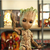 The Avengers Disney Groot Little Tree Man Anime Movie Character Modeling Figure Movable Joint Model Cute Children Holiday Gifts