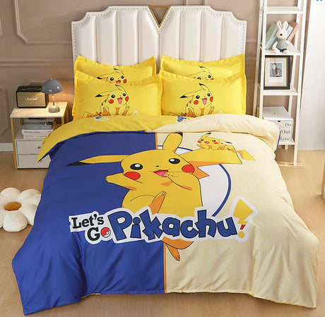 Keeppley Pokemon Animation Derivatives Bedding Sets Australia /Europe/USA Full Queen King Size Quilt Duvet Cover