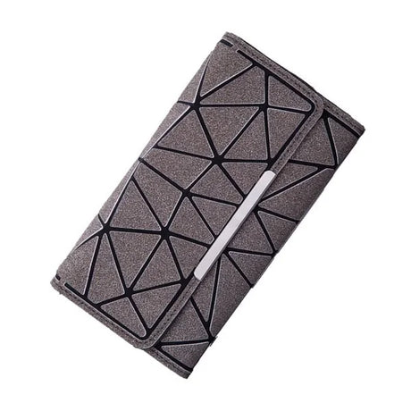 bao bag Purse Geometric Wallet women's Long Clutch s Money Bag Three Folds Ladies Card Holder carteira portfel