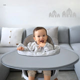 3 in1 Baby Bib Table Cover Dining Chair Gown Waterproof Saliva Towel Burp Apron Food Feeding towel Gown/tray/storage bag