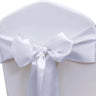 Wholesale 10/50pcs Satin Chair Bow Sashes Wedding Chair Knot Ribbon Ties For Party Event Hotel Banquet Supplies Home Decorations