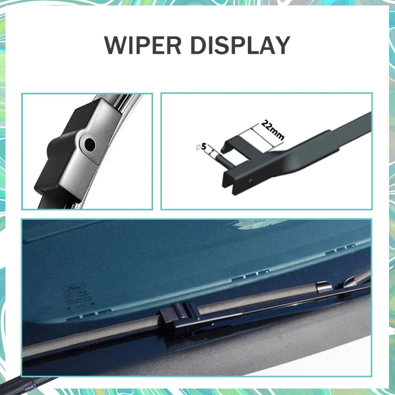 For Geely Boyue 2016 2017 NL 3 Atlas Emgrand X7 Sport Car Front Rear Set Windshield Wiper Blade Accessories Protectives Cleaning